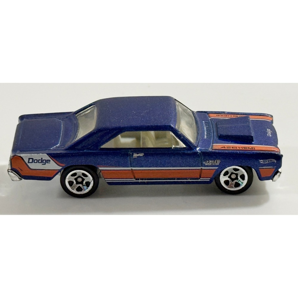 Hot Wheels 1968 Dodge Dart Kids 1:64 Blue 426 Hemi Muscle Car Diecast - Picture 3 of 6